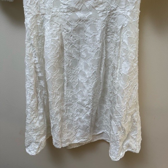 Club Monaco Textured Puff Sleeve Dress - Picture 6 of 12